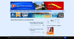 Desktop Screenshot of cubaisladelajuventud.com