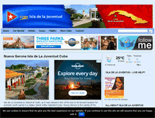 Tablet Screenshot of cubaisladelajuventud.com